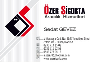 EFSUN ÖZER SIGORTA ARACILIK HIZMETLERI
